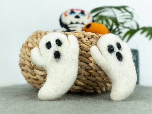 Felt Spooky White Ghost