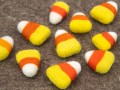5cm Handmade Wool Felt Candy Corn