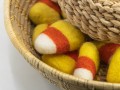 5cm Handmade Wool Felt Candy Corn