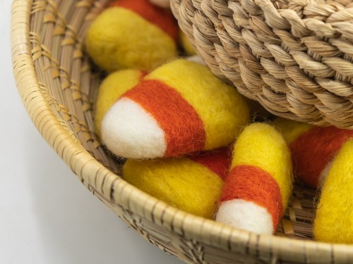 5cm Felt Candy Corn