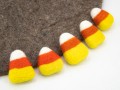 5cm Felt Candy Corn - Felt and Yarn