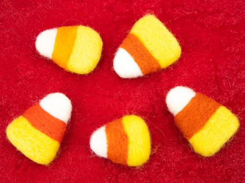 5cm Felt Candy Corn