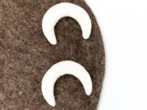 6cm & 8cm Felt Moon