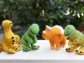 Wool Felt Theropods/Triceratops