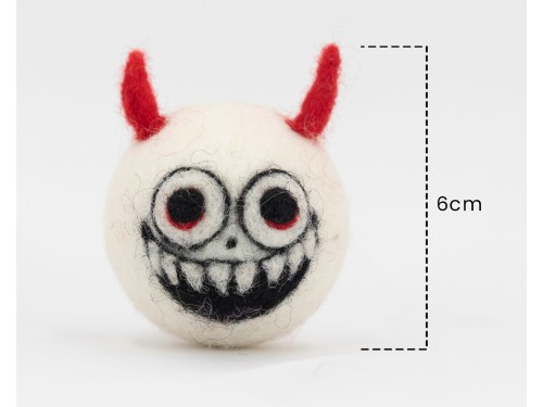 6cm Devil Spooky Monster Size
