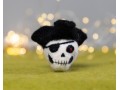 6cm Needle Felted Pirate Skull