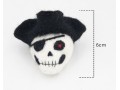 6cm Needle Felted Pirate Skull
