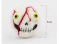 5cm Haunted Felt Skull with Nerves