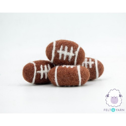 6cm Wool Felt American Football