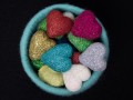 5cm Glitter Felt Heart