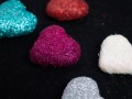 5cm Glitter Felt Heart