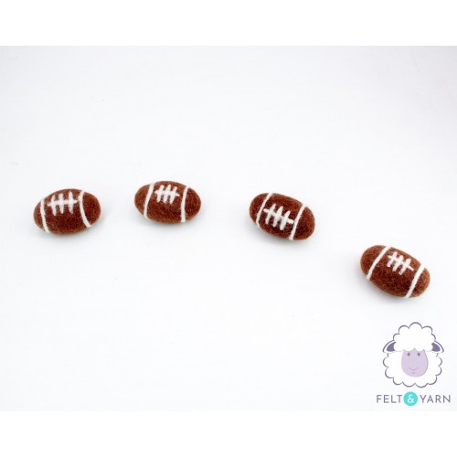 6cm Wool Felt American Football