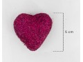 5cm Glitter Felt Heart