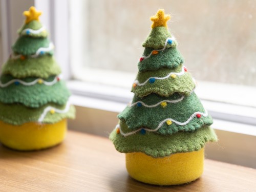 6.5x7.5cm Mini Felt Storage Basket Desk Decor