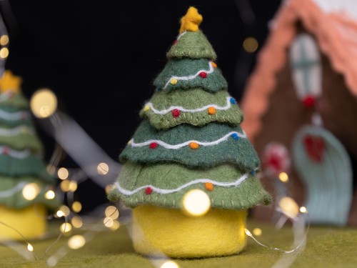 6.5x7.5cm Mini Felt Storage Basket Desk Decor