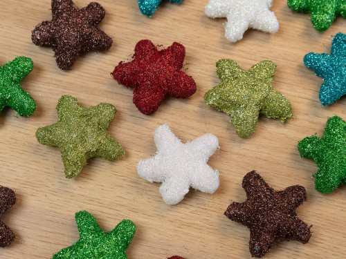5cm Glitter Felt Star