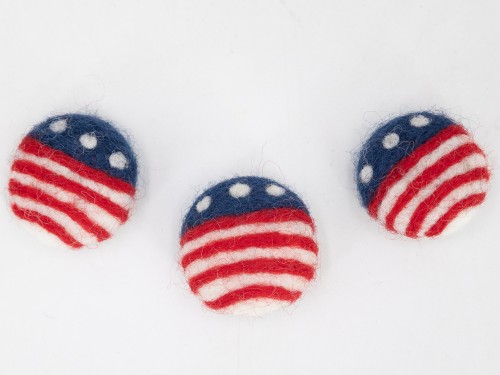 3cm Felt Badge - 4th Of July