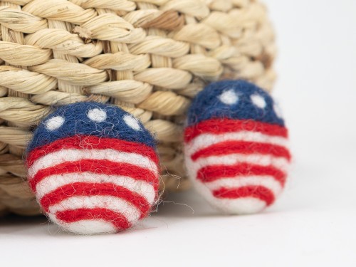 3cm Felt Badge - 4th Of July