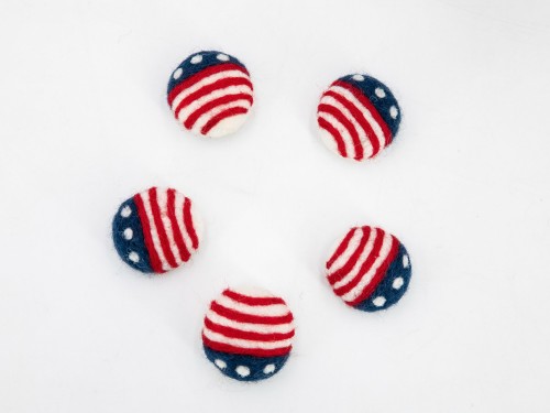 3cm Felt Badge - 4th Of July