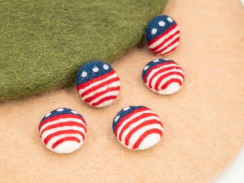3cm Felt Badge - 4th Of July