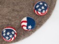 4cm Felt Baubles - 4th of July
