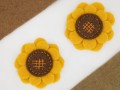 10cm Felt Sunflower