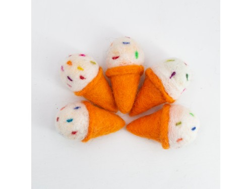 6cm Mini Felt Ice-cream