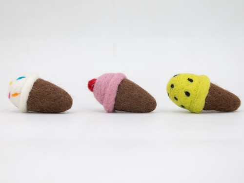 6cm Mini Felt Ice-cream