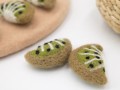6cm Felt Kiwi Slice