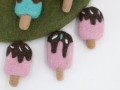 7cm Chocolate Felt Popsicle