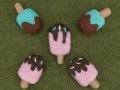 7cm Chocolate Felt Popsicle