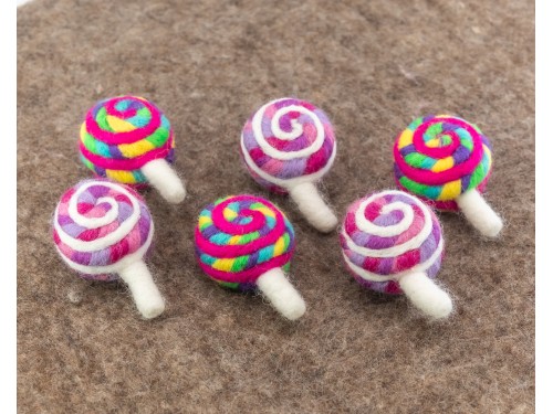 8cm Felt Lollipop