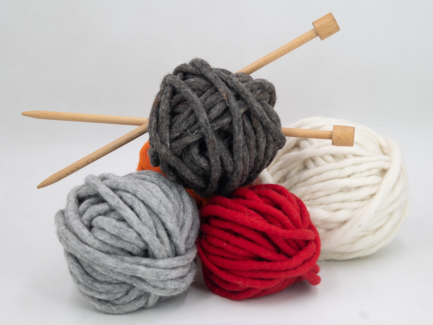 Felted Wool Yarn [5mm] for Sewing & Felting - Felt & Yarn