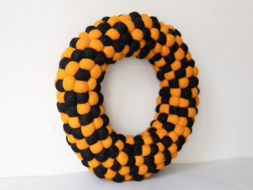 Wool Felt Halloween Themed Wreath