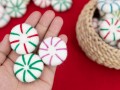 4cm Felt Peppermint Candy
