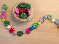 4cm Felt Peppermint Candy