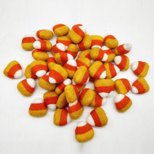 5cm Felt Candy Corn