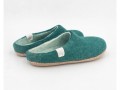 Cyan Felt Slippers