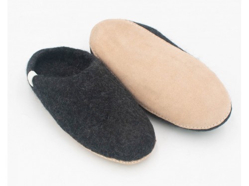 Graphite Felt Slippers