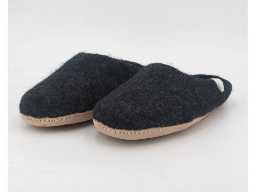 Graphite Felt Slippers