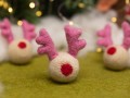 3cm Mini Felt Reindeer Head