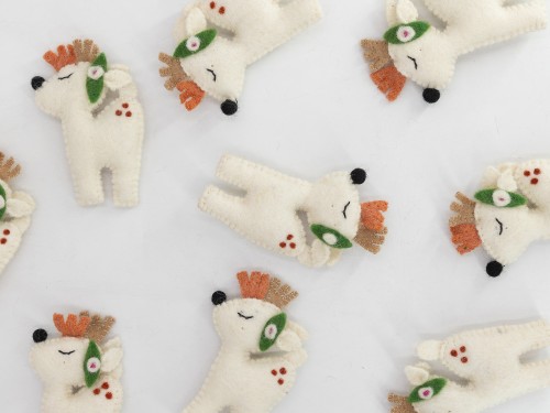 cute baby felt reindeer