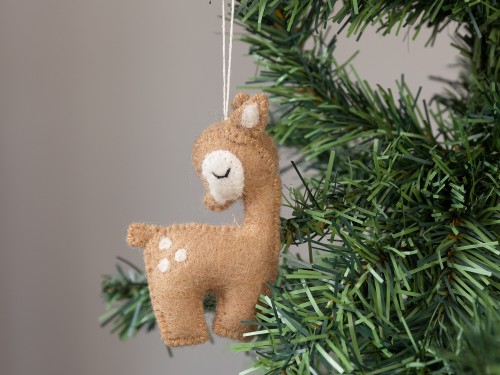 Felt Rudolph Christmas Ornament