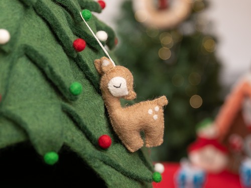 Felt Rudolph Christmas Ornament
