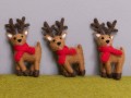 11x7cm Christmas Felt Reindeer