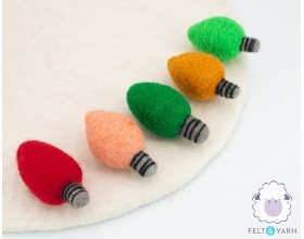 6-7cm Felt Christmas Light...