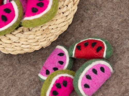 6cm Felt Watermelon Slice