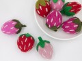 5cm Wool Felt Strawberry