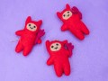 9cm Felt Red Devil Toy