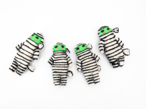 10cm Creepy Cute Felt Mummy